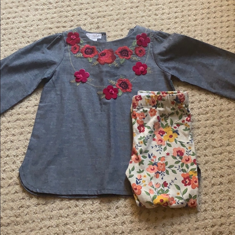 Like new Mud Pie fall outfit